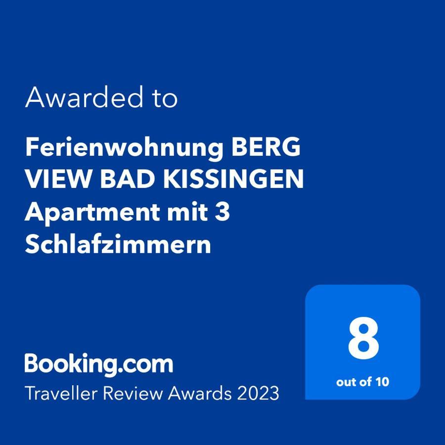 Ferienwohnung Berg View Bad Kissingen Apartment Mit 3 Schlafzimmern מראה חיצוני תמונה